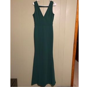 Hunter Green Formal Dress.